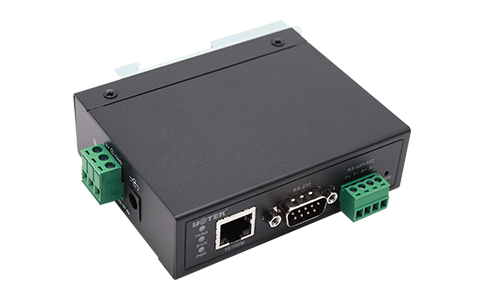 UT-6801A  導(dǎo)軌式1口RS232/485/422 串口服務(wù)器