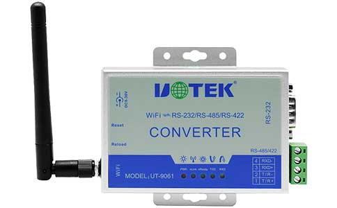 工業串口RS-232/485/422轉TCP/IP無線(WIFI)接口轉換器-UT-9061A 無線WIFI轉換器